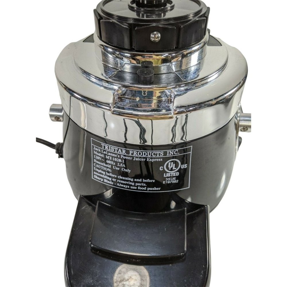 Jack LaLanne's Power Juicer Express MT-1020-1 Replacement Motor Base BLACK WORKS